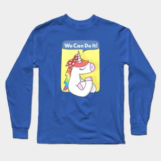 Unicorn Girl Power Long Sleeve T-Shirt